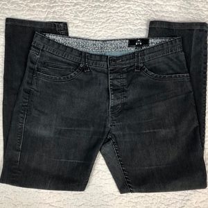 ZAK Button Fly Black Jeans